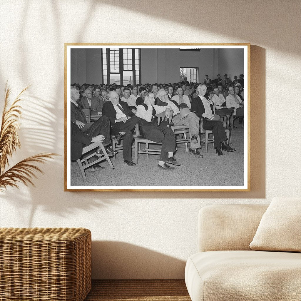 San Augustine Texas WPA Funding Meeting April 1939