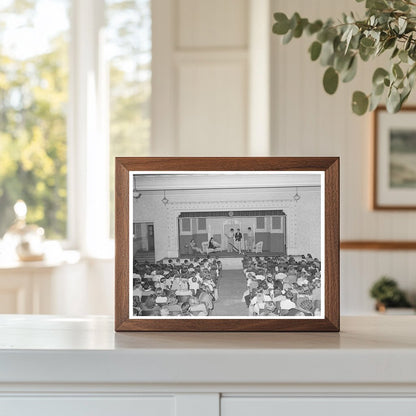 San Augustine Texas Schoolchildren Watch Senior Class Play 1939