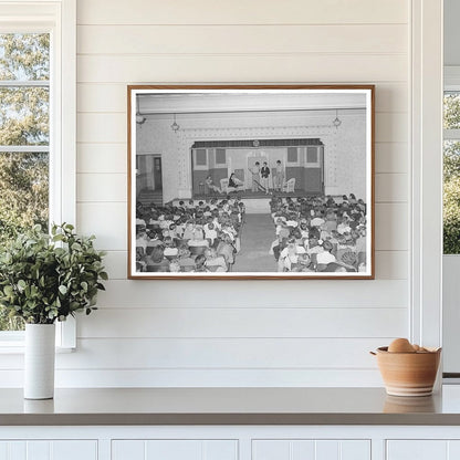 San Augustine Texas Schoolchildren Watch Senior Class Play 1939