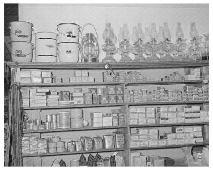 1939 Vintage San Augustine Hardware Store Merchandise Display