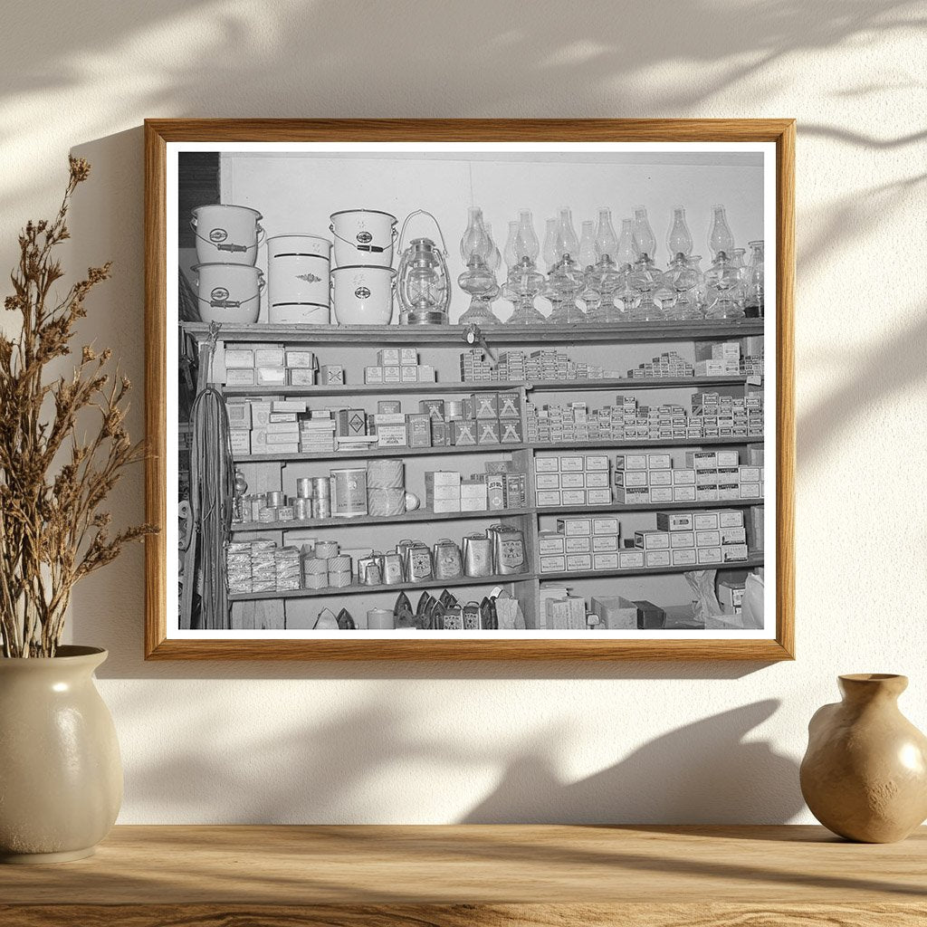 1939 Vintage San Augustine Hardware Store Merchandise Display