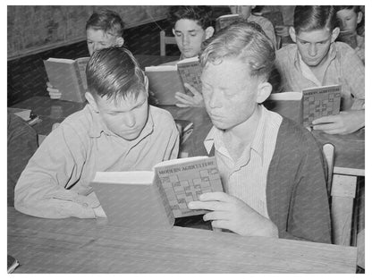 High School Agriculture Class San Augustine Texas 1939