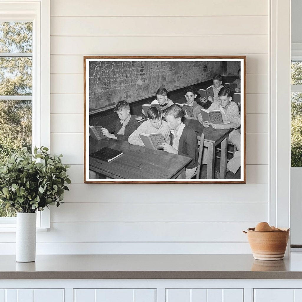 High School Students in Agriculture Class San Augustine 1939