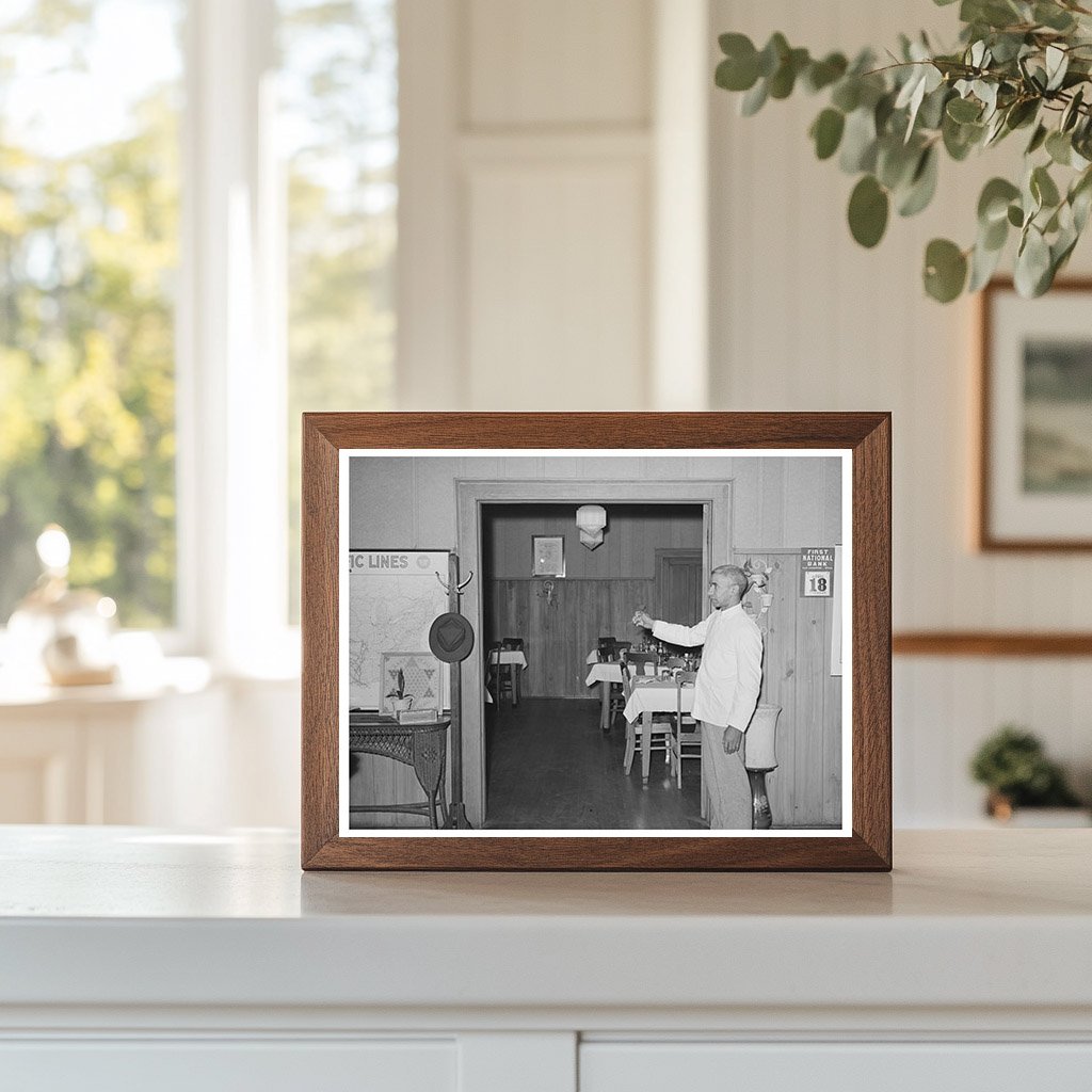 Vintage 1939 Dinner Bell Scene San Augustine Texas