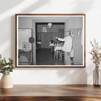 Vintage 1939 Dinner Bell Scene San Augustine Texas