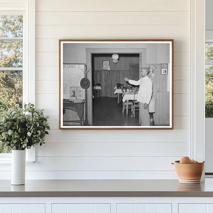 Vintage 1939 Dinner Bell Scene San Augustine Texas