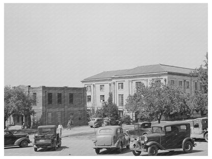 San Augustine Texas Jail and Courthouse April 1939