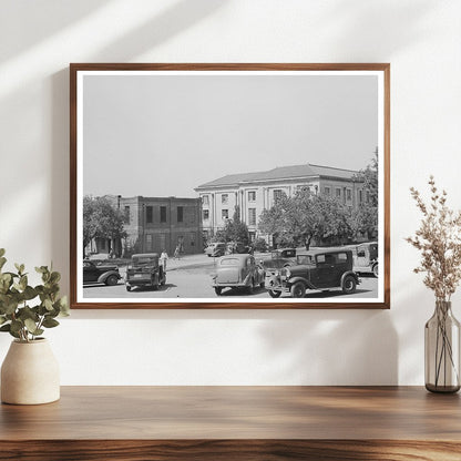 San Augustine Texas Jail and Courthouse April 1939