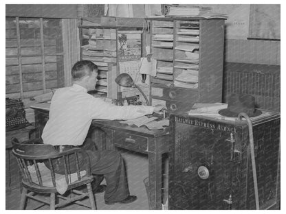 San Augustine Texas Railway Express Office April 1939