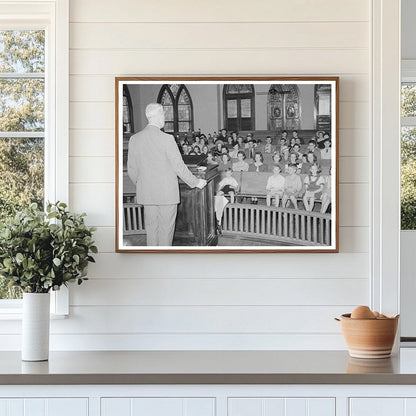 Minister Sermon in San Augustine Texas April 1939