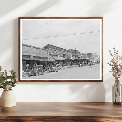 Street Scene in San Augustine Texas April 1939