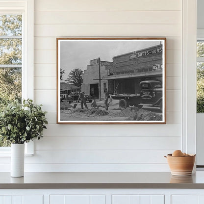 San Augustine Texas Street Repairs April 1939