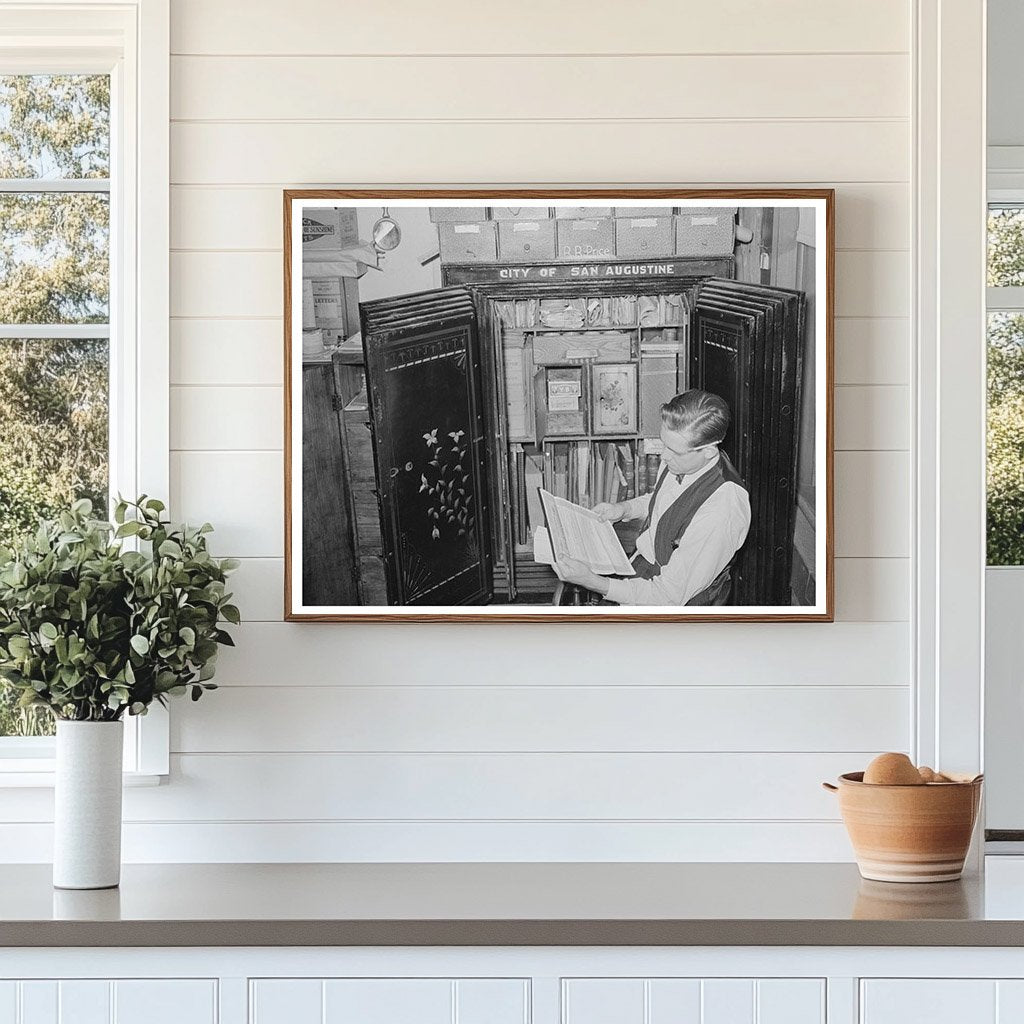 San Augustine Texas City Treasurer April 1939 Photo