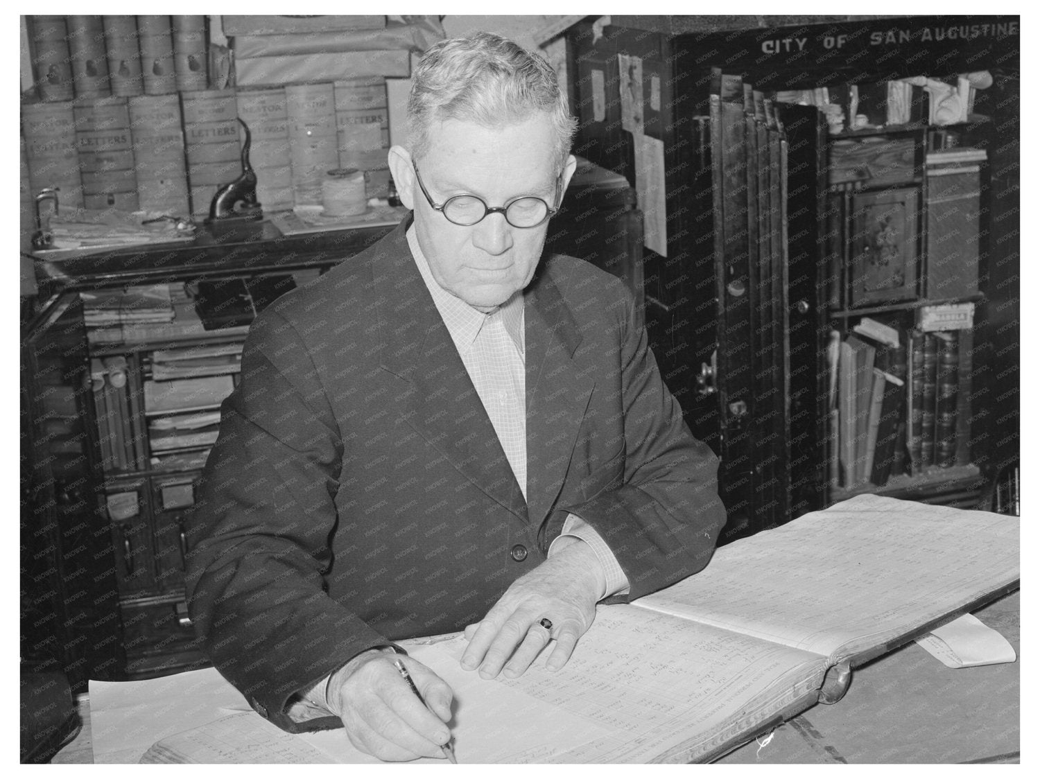 Tax Collector in San Augustine County Texas 1939