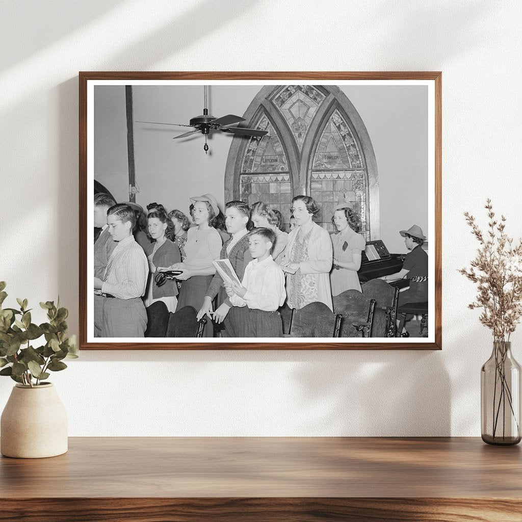 San Augustine Texas Church Choir April 1939