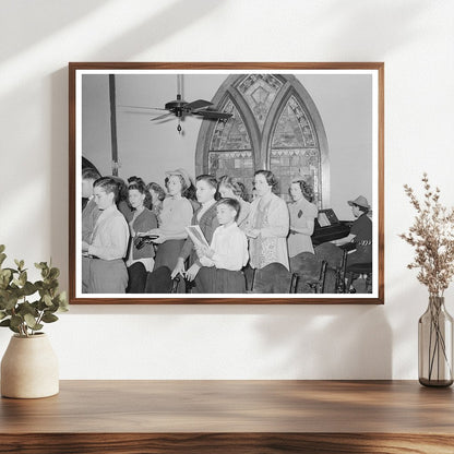 San Augustine Texas Church Choir April 1939