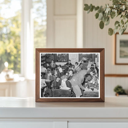Grade School Classroom San Augustine Texas April 1939