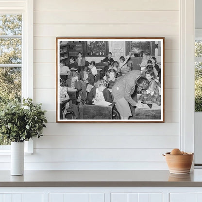 Grade School Classroom San Augustine Texas April 1939