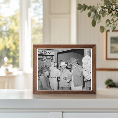 Farmers in San Augustine Texas Grocery Store 1939