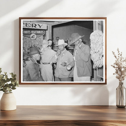 Farmers in San Augustine Texas Grocery Store 1939