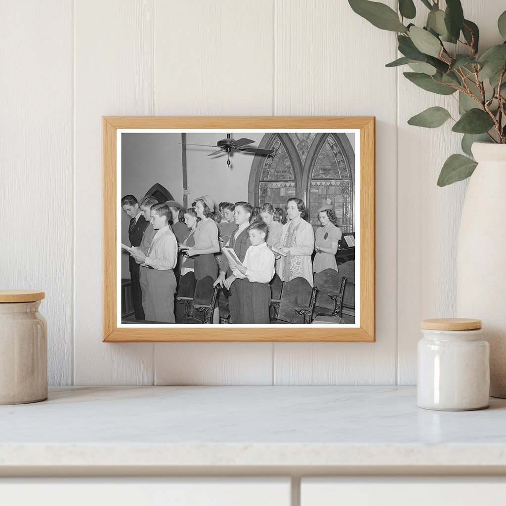 Church Choir Performance San Augustine Texas April 1939