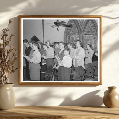 Church Choir Performance San Augustine Texas April 1939