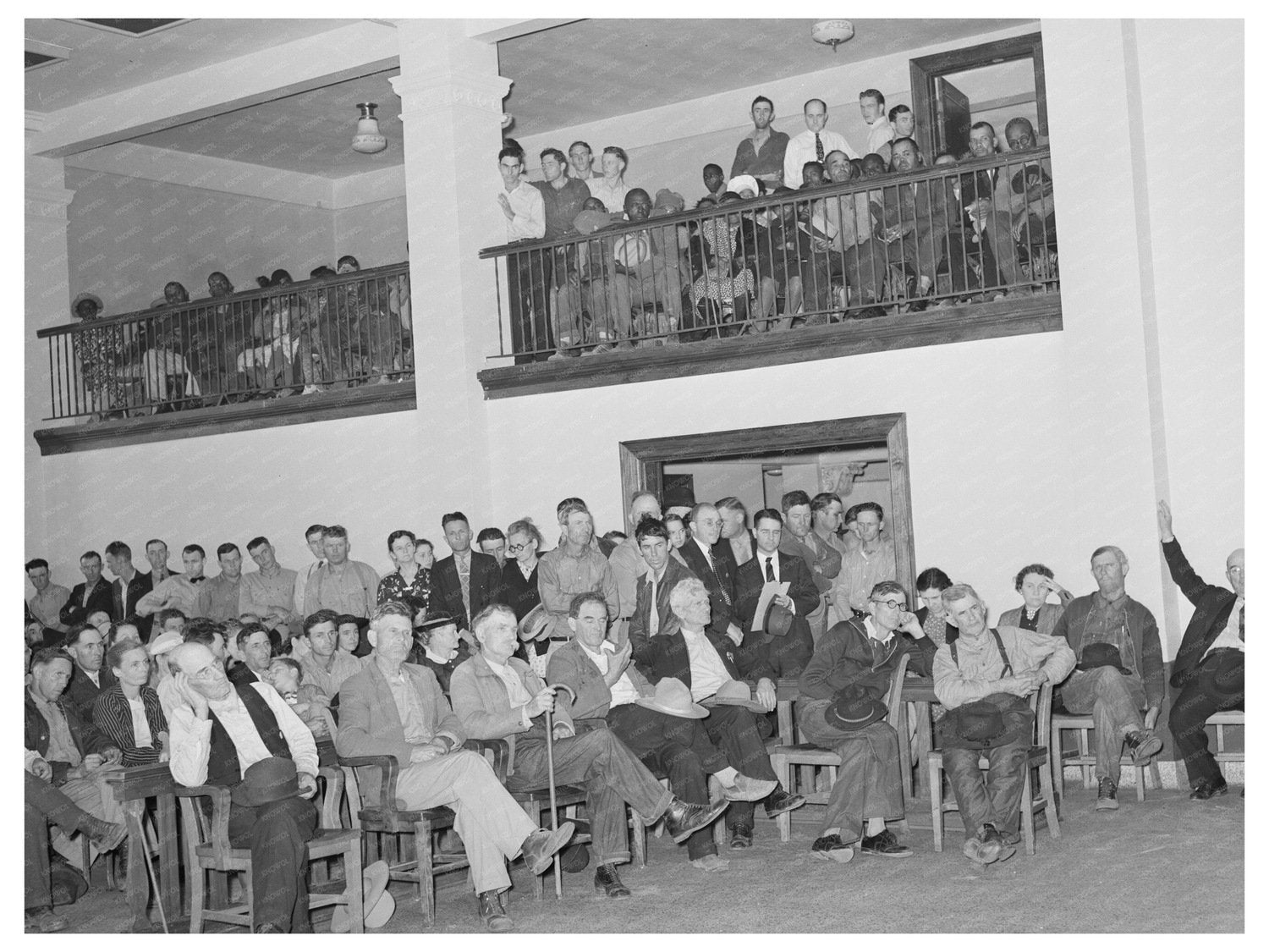 Mass Meeting in San Augustine Texas April 1939