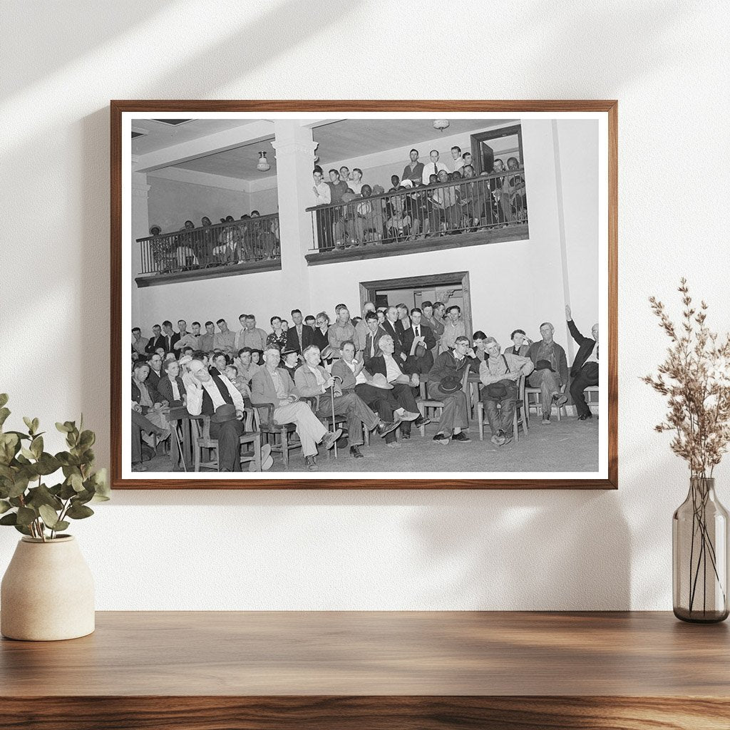 Mass Meeting in San Augustine Texas April 1939