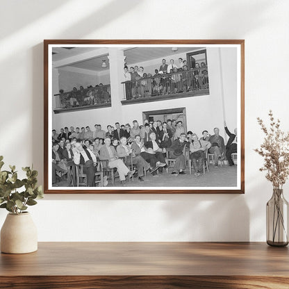 Mass Meeting in San Augustine Texas April 1939