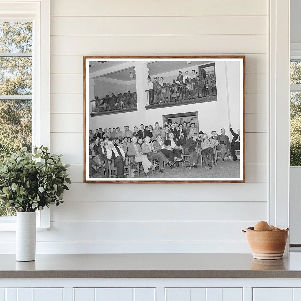 Mass Meeting in San Augustine Texas April 1939