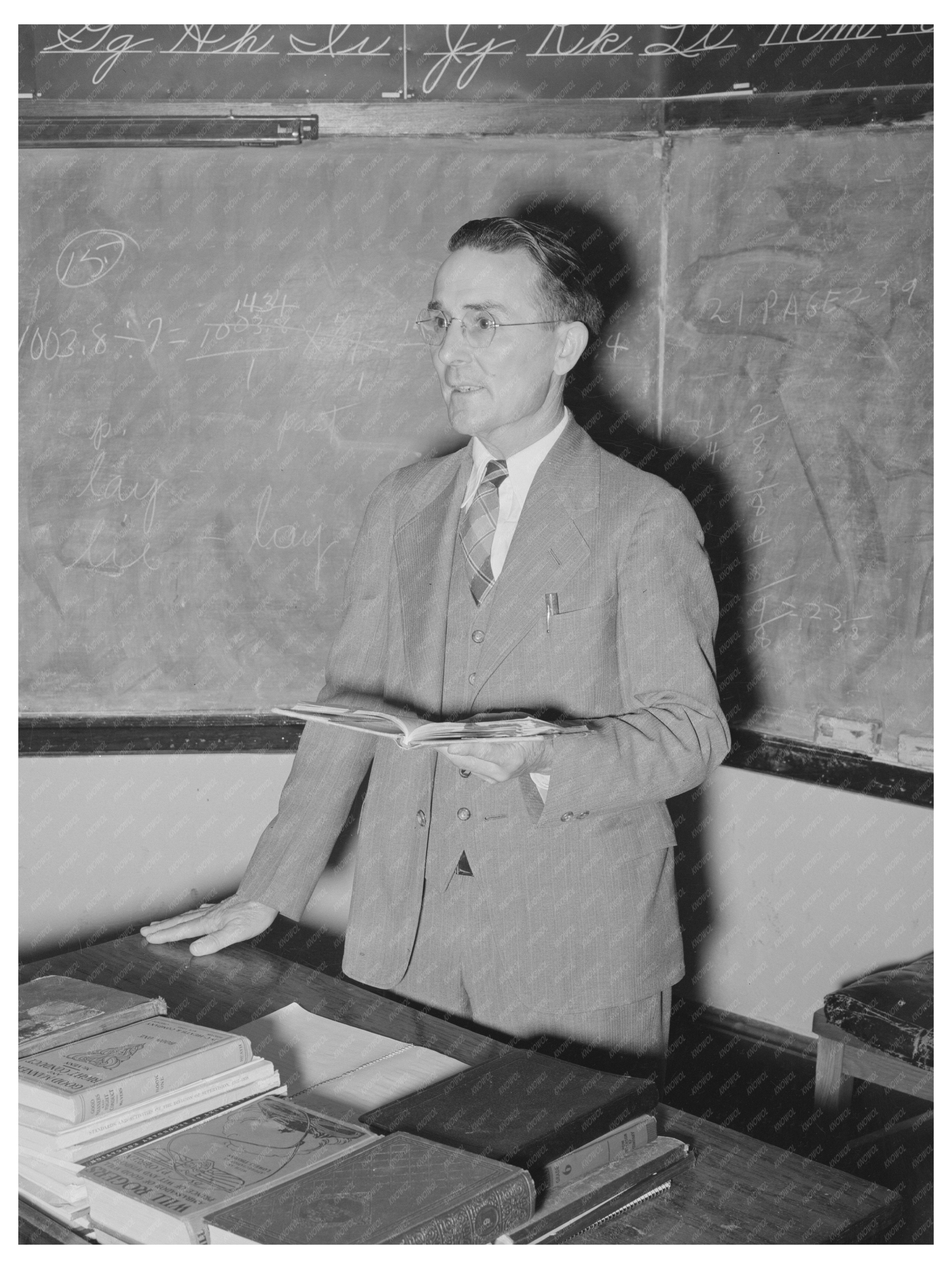 San Augustine Texas Grade School Superintendent April 1939