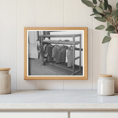 Vintage School Coat Rack San Augustine Texas 1939