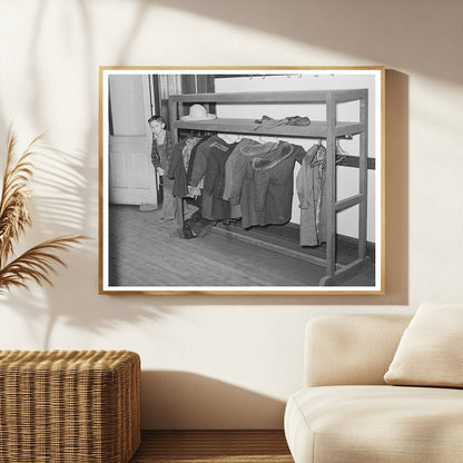 Vintage School Coat Rack San Augustine Texas 1939