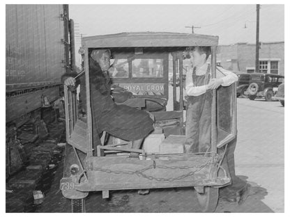 Young Boy with Strawberry Picker in Hammond Louisiana 1939