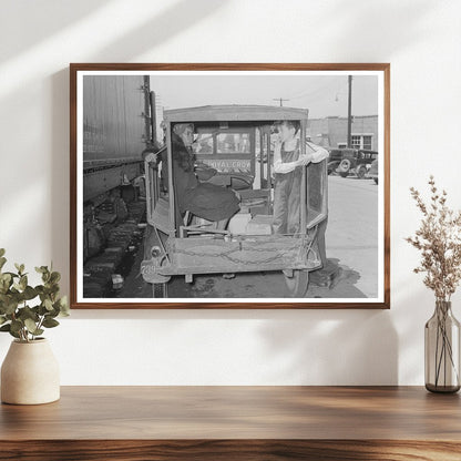 Young Boy with Strawberry Picker in Hammond Louisiana 1939