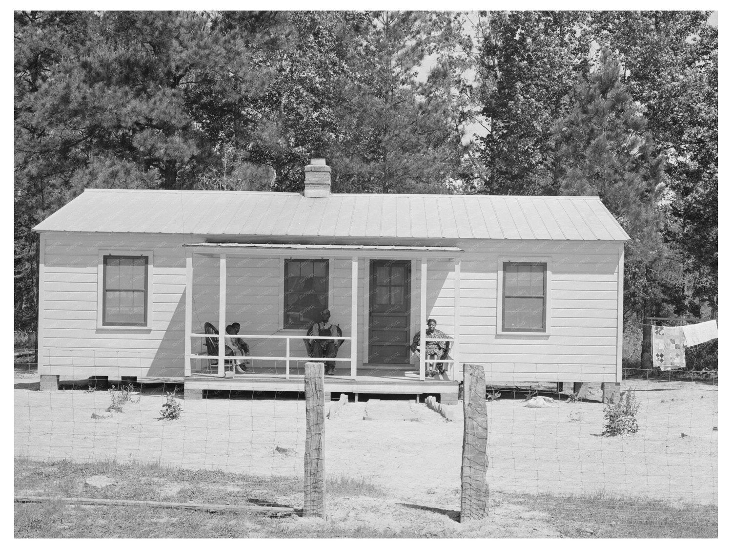 Farmhouse at Sabine Farms Harrison County Texas 1939