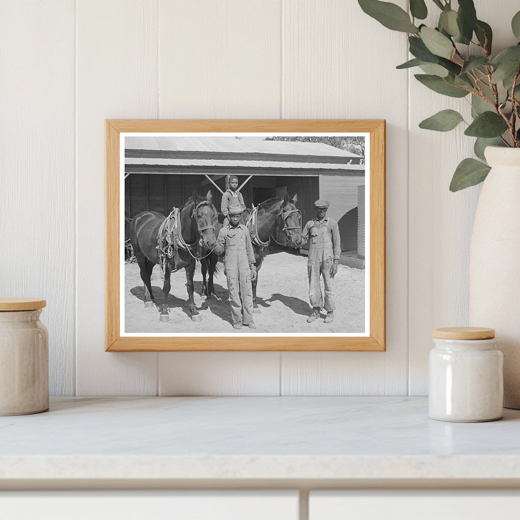 Farm Security Administration Clients with Horse Team 1939