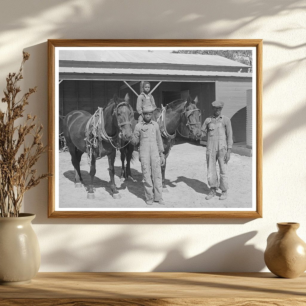 Farm Security Administration Clients with Horse Team 1939