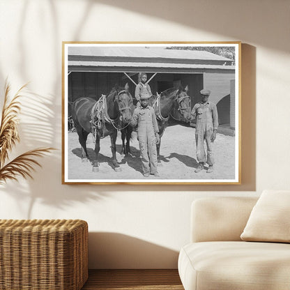 Farm Security Administration Clients with Horse Team 1939