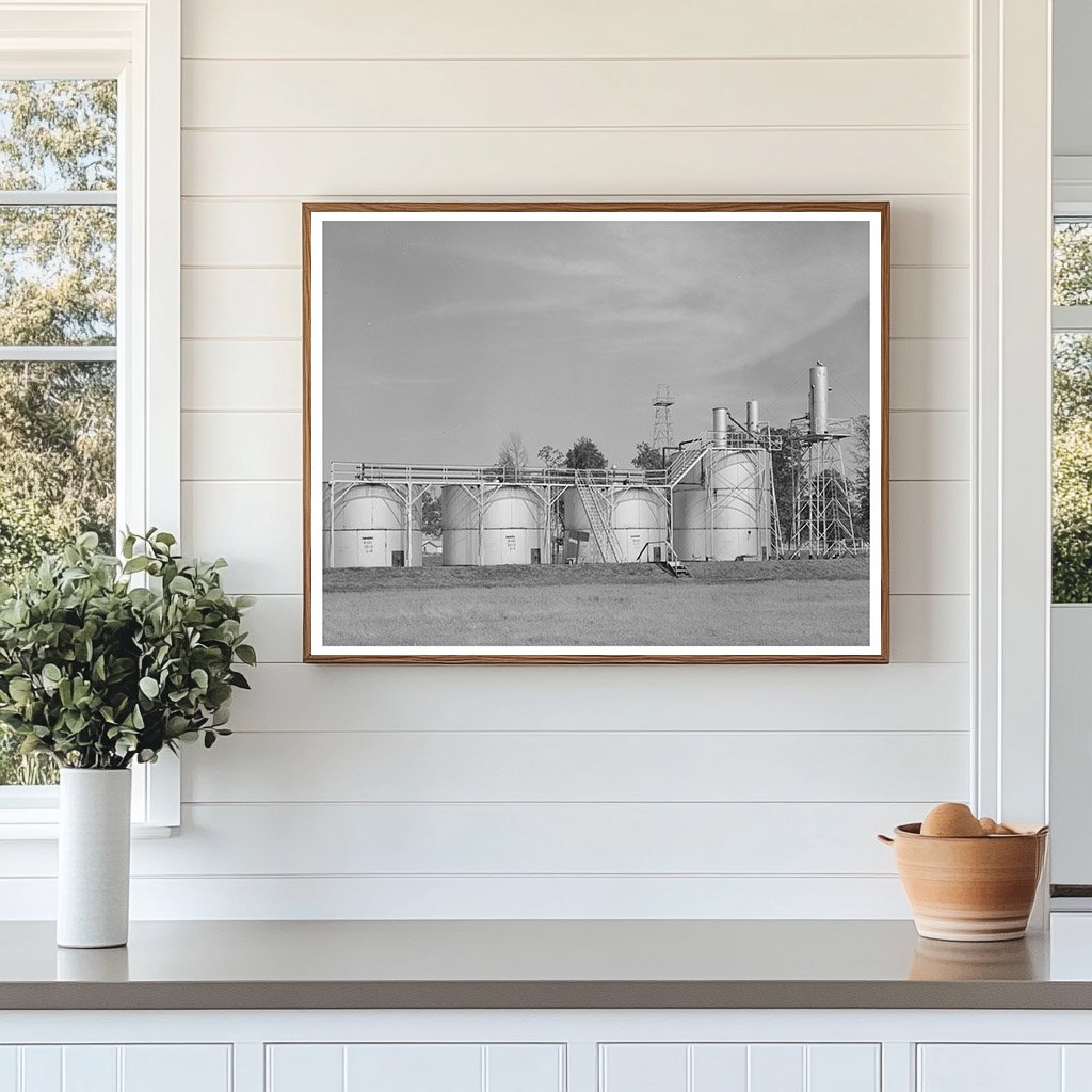 Kilgore Texas Oil Storage Tanks April 1939 Vintage Photo