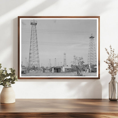 Kilgore Texas Oil Derricks Forest April 1939