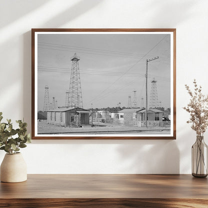 Oil Derricks Forest in Kiger Texas April 1939
