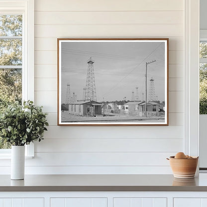 Oil Derricks Forest in Kiger Texas April 1939