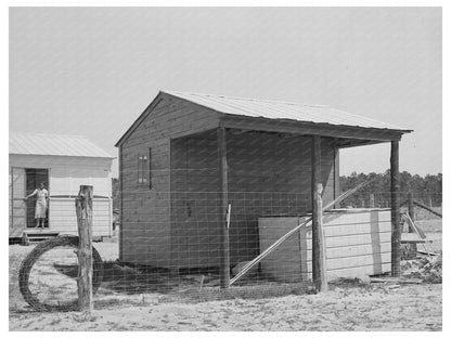 Vintage Shed and House at Sabine Farms 1939 Marshall Texas