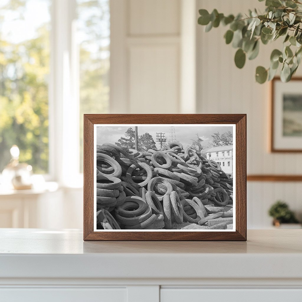 Worn Out Tires in Kilgore Texas April 1939
