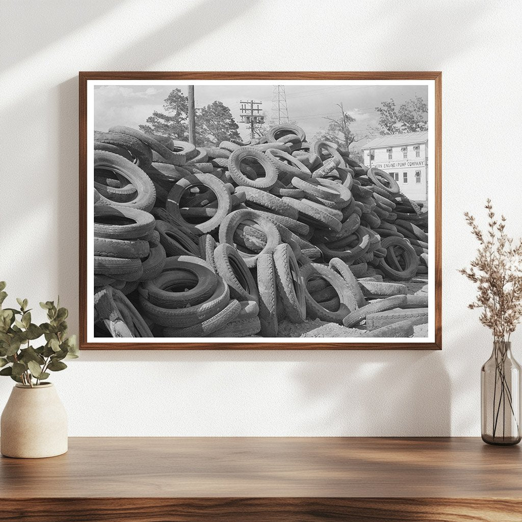 Worn Out Tires in Kilgore Texas April 1939