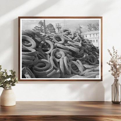 Worn Out Tires in Kilgore Texas April 1939