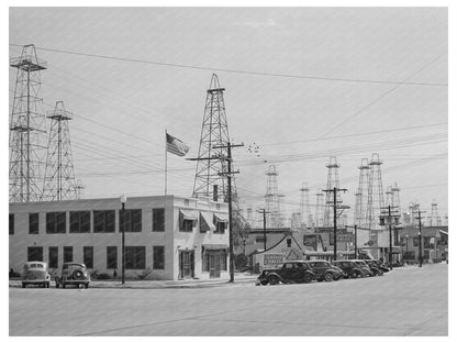 Kilgore Texas Street Scene Oil Industry April 1939