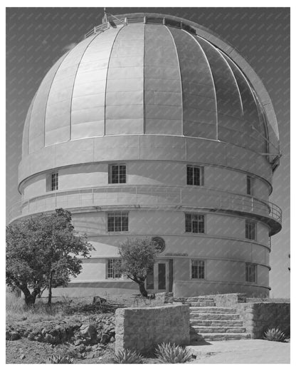 McDonald Observatory Texas May 1939 Vintage Image