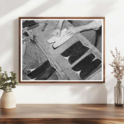 Alpine Texas Bootmaking Shop Vintage Image May 1939